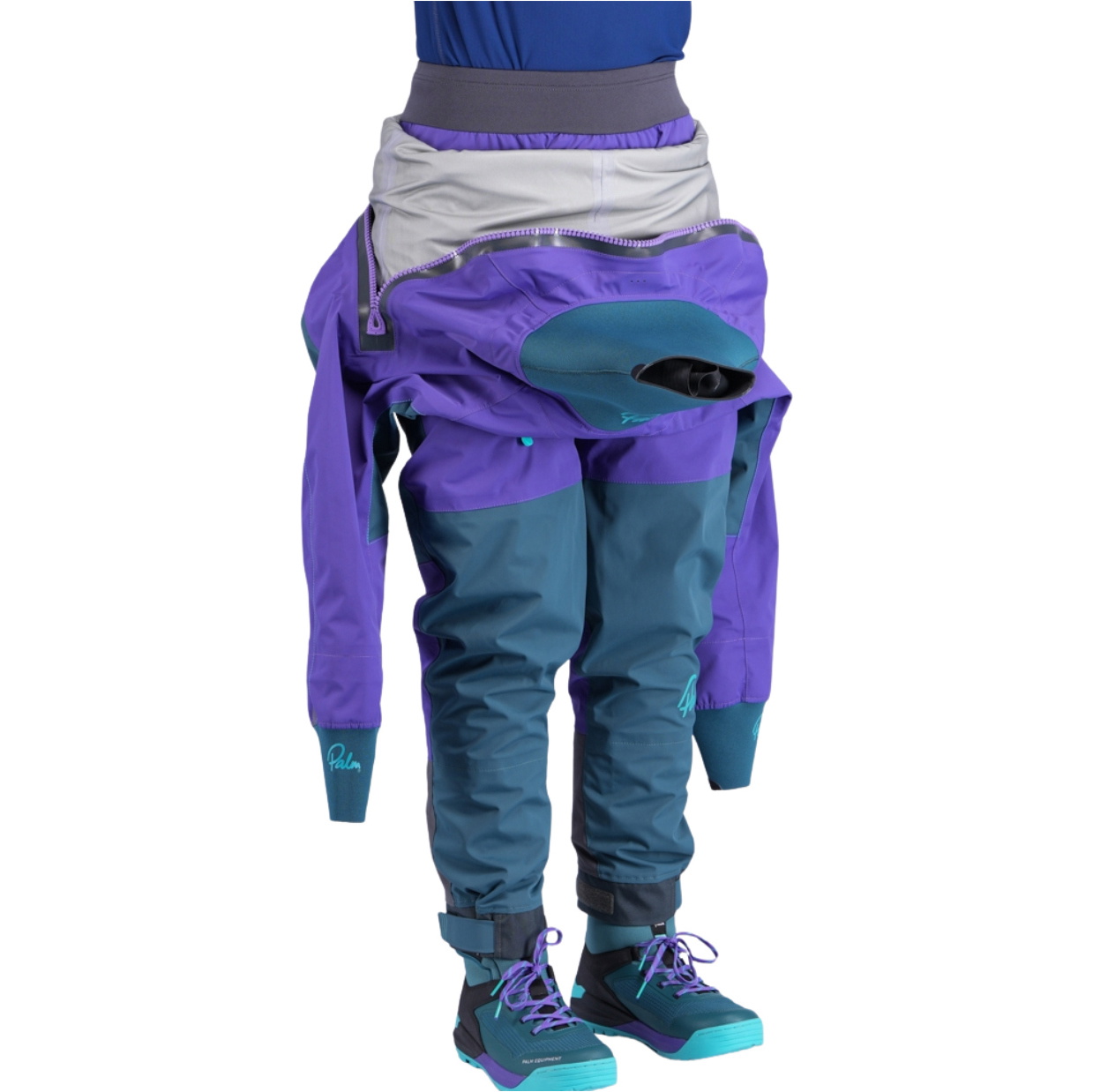 2026 Palm Womens Atom Drysuit 13865 - Purple / Pine